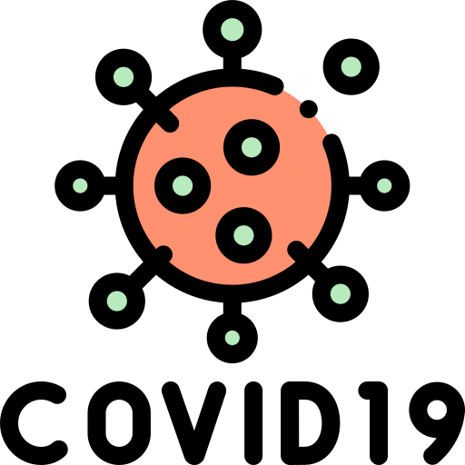 covid 19 vírus logó